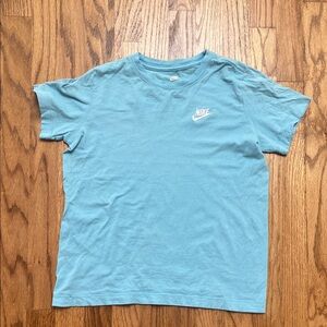 Nike Light Blue Tee with White Logo